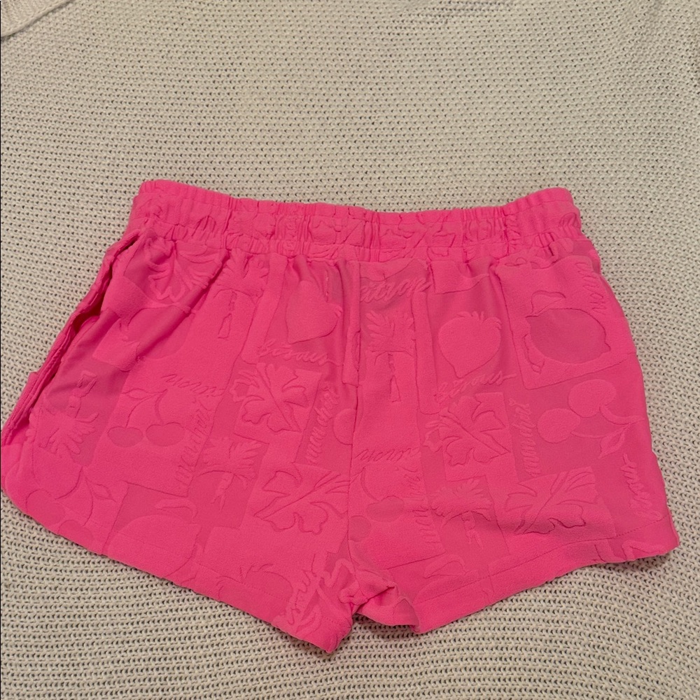 Beach Riot Pink Swim Coverup Shorts -NWOT - Picture 5 of 7